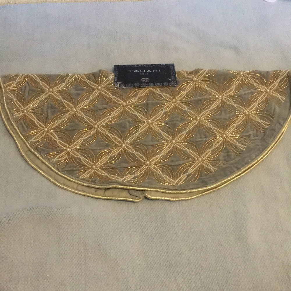 Tahari Beaded Tree Skirt